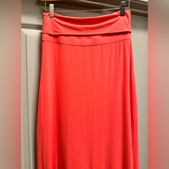 Splendid Coral Maxi Skirt size M - Picture 3 of 11